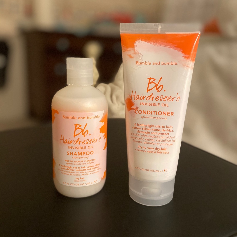 BB hairdresser’s invisible oil shampoo + condition